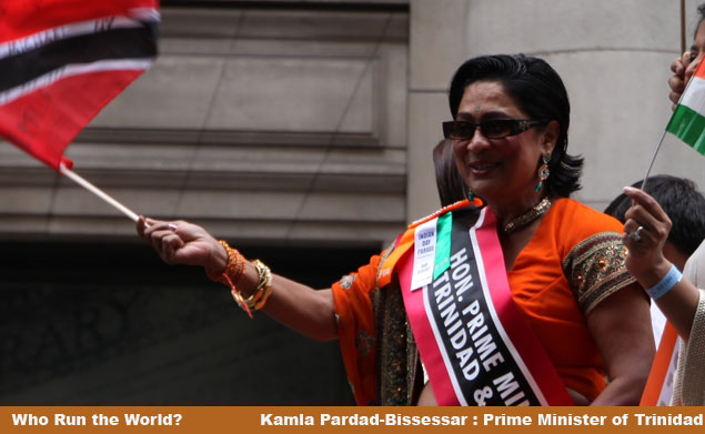 Kamla Pardad-Bissessar Prime Minister of Trinidad